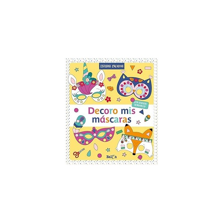 DECORO MIS MÁSCARAS. ¡CON STICKERS REMOVIBLES!
